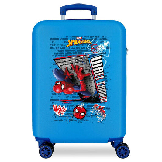 abs wall crawler spiderman marvel trolley suitcase 55cm