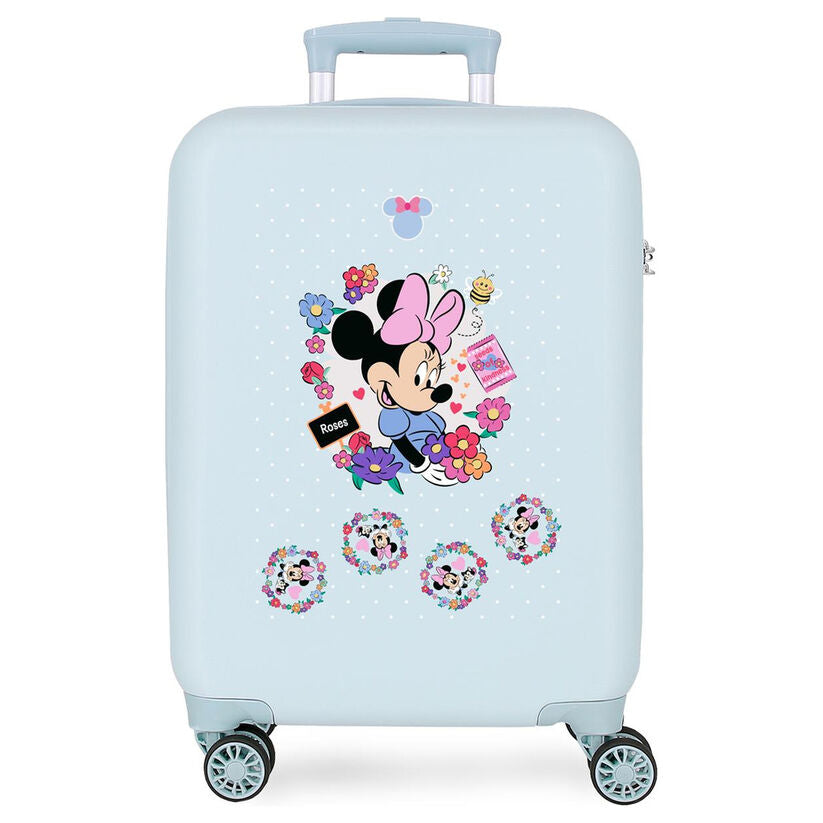 abs trolley suitcase flowers minnie disney 55cm