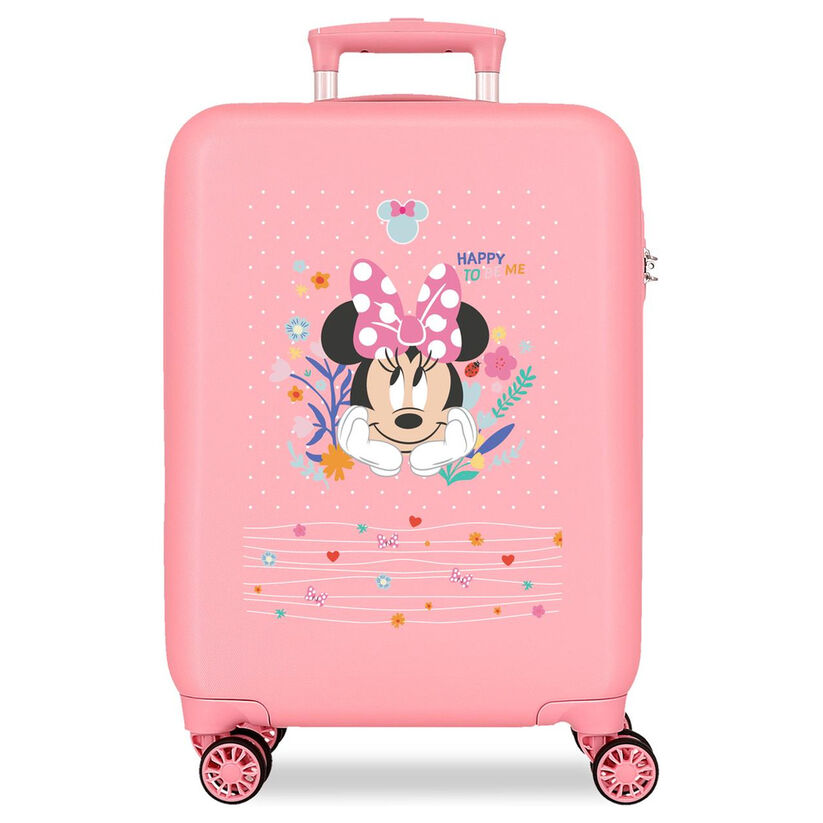 Valise trolley ABS Happy To Be Me Minnie Disney 55 cm