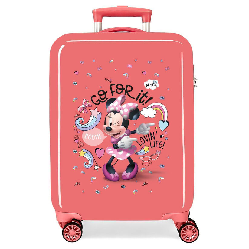 ABS trolley suitcase Loving Life Minnie Disney 55cm