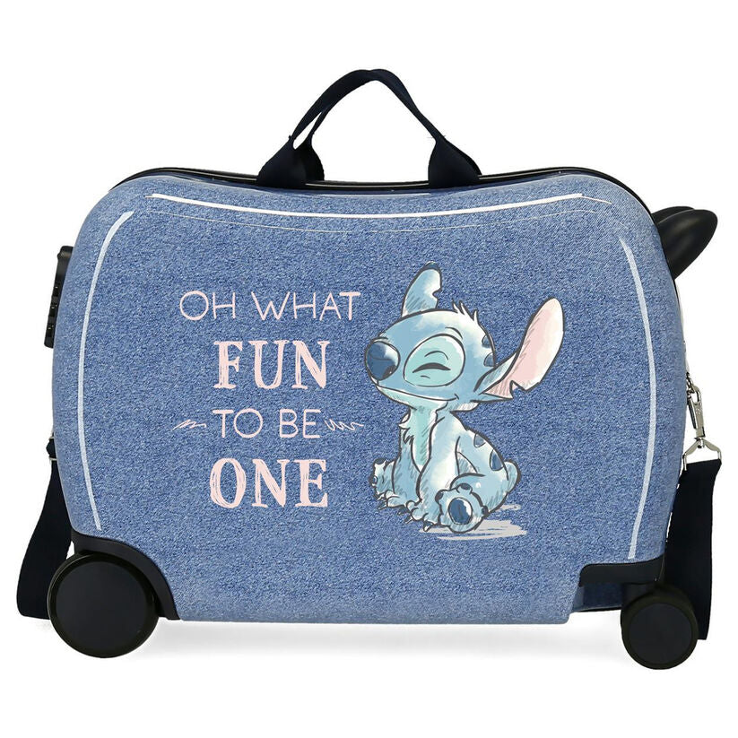 Dance It Out Stitch Disney ABS trolley suitcase 50cm