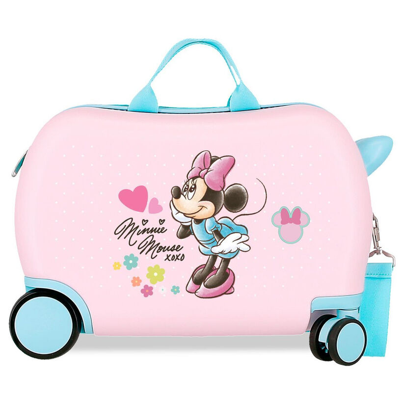 Immagina la valigia trolley di Minnie Disney in ABS da 45 cm