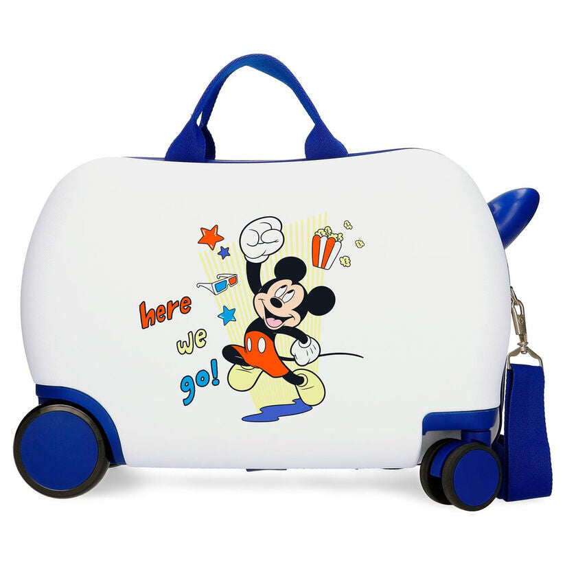 Valise trolley ABS Here We Go Mickey Disney 45 cm