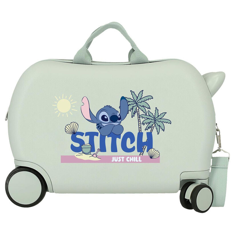 disney just chill stitch abs trolley suitcase 45cm