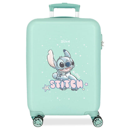abs trolley suitcase lovely stitch disney 55cm