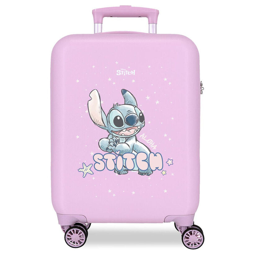 abs trolley suitcase lovely stitch disney 50cm