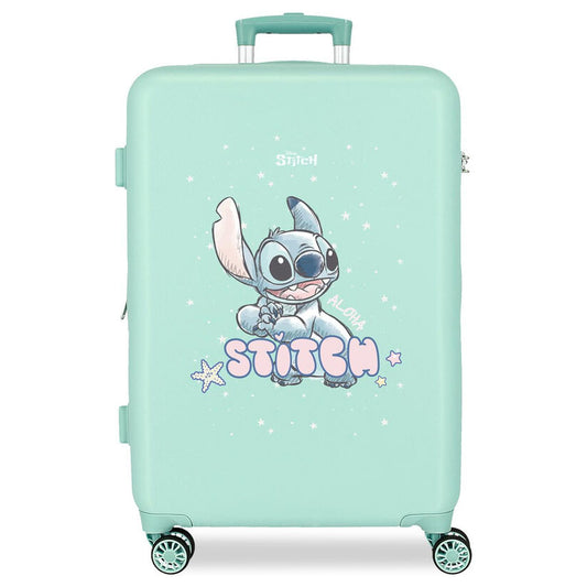 abs trolley suitcase lovely stitch disney 65cm