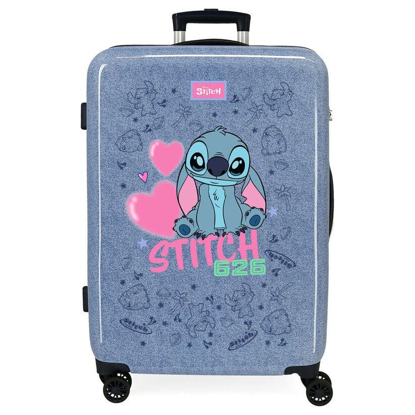 ABS trolley suitcase Hearts Stitch Disney 65cm