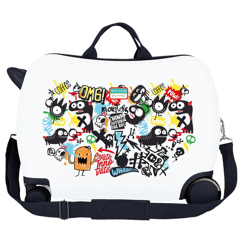 Monsters Movom ABS trolley suitcase 50cm