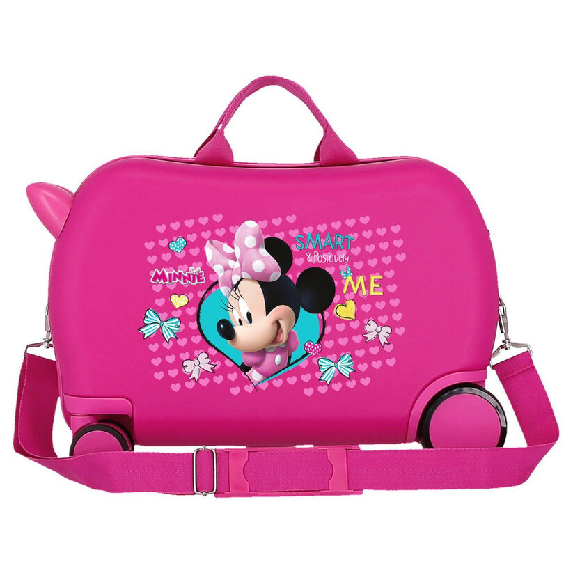 Valise à roulettes Minnie Disney en ABS de 45 cm