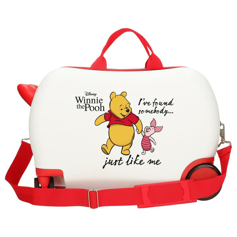 Valigia trolley in ABS con Pimpi e Winnie the Pooh Disney 45 cm