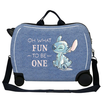 Dance It Out Stitch Disney ABS trolley suitcase 50cm
