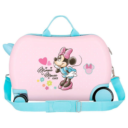 Immagina la valigia trolley di Minnie Disney in ABS da 45 cm