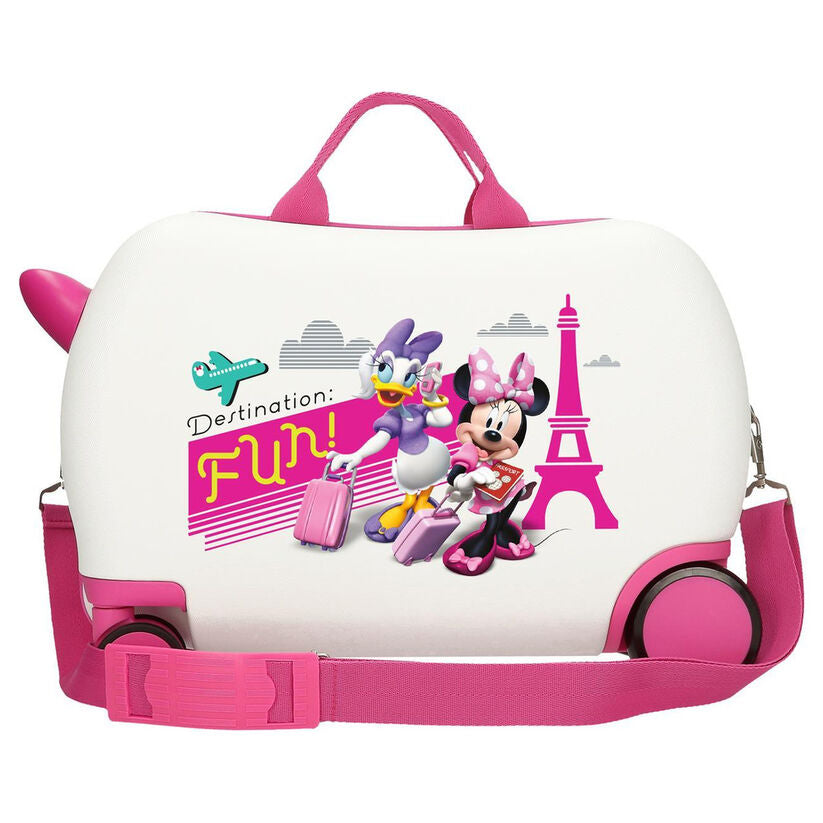 Valigia trolley Disney Fun Minnie & Daisy in ABS da 45 cm