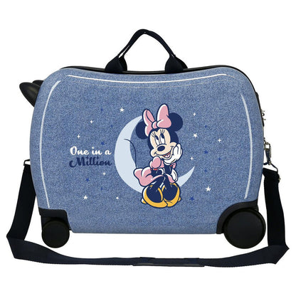 Valigia trolley in ABS One In A Million Denim Minnie Disney 50cm