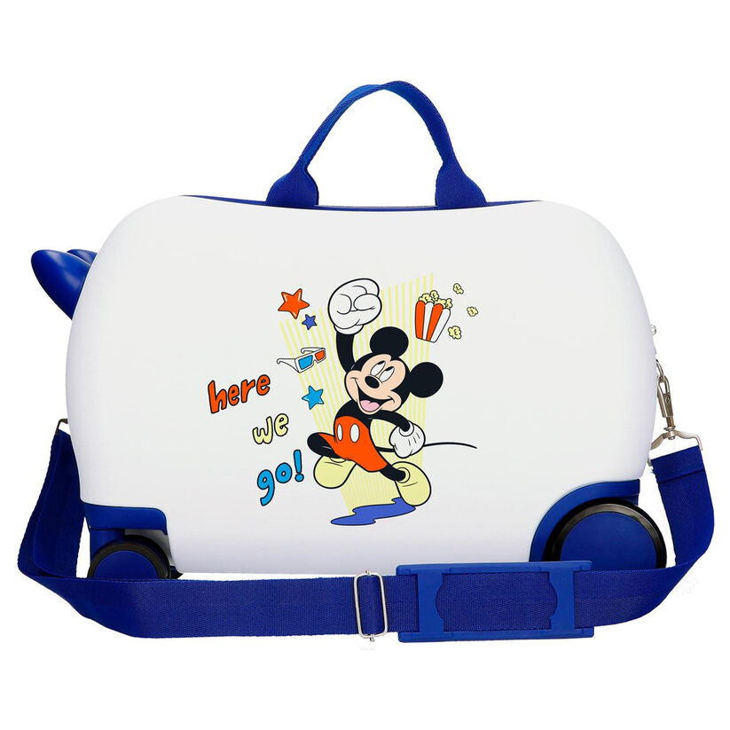 Valise trolley ABS Here We Go Mickey Disney 45 cm