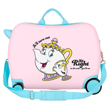 Disney Beauty and the Beast All Right Chip ABS Trolley Suitcase 50cm