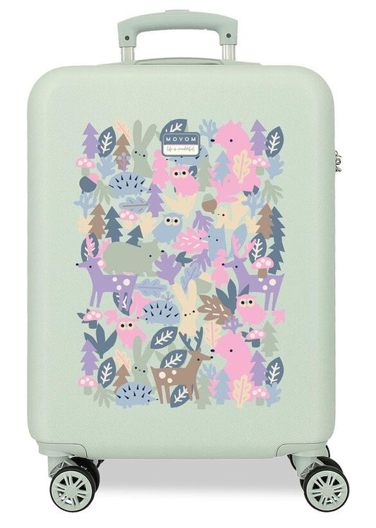 movom mint forest abs trolley suitcase 55cm