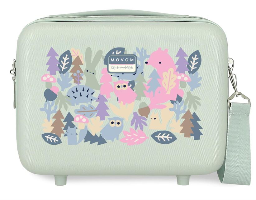 movom forest mint abs toiletry bag  29cm