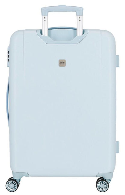 Set of 2 ABS trolley suitcases Best Wishes Movom 55/65cm