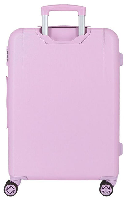 Set of 2 ABS trolley suitcases Best Wishes Movom 5565cm