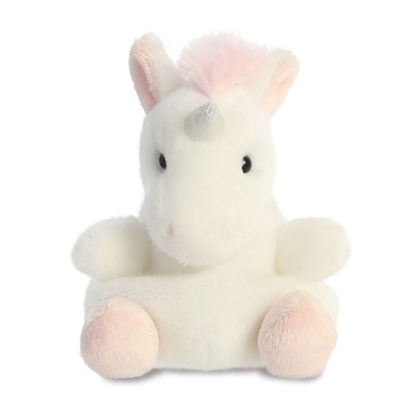 palm pals unicorn plush 13cm