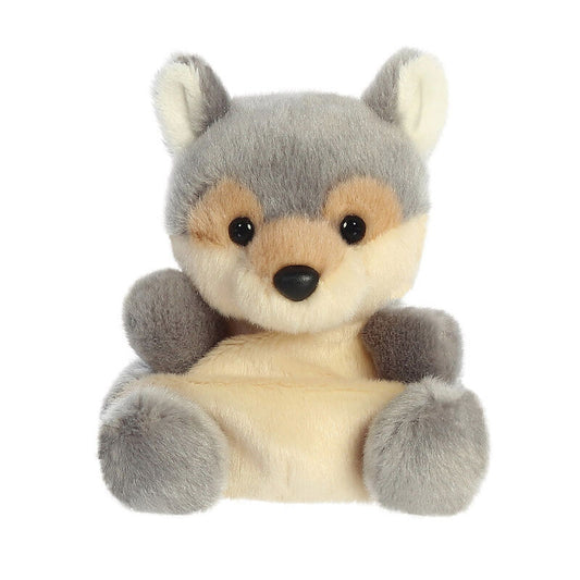palm pals wolf plush toy 13cm