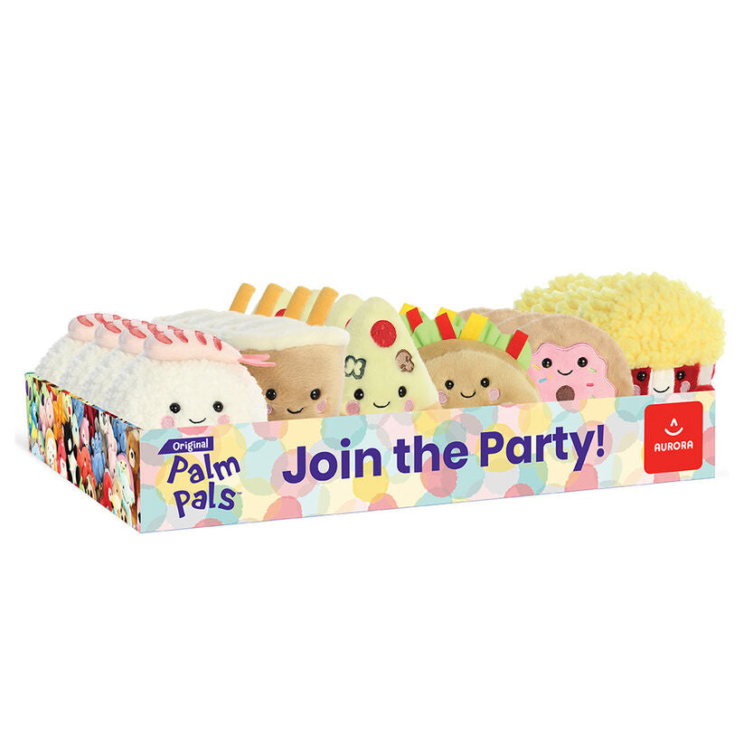 palm pals food & drink plush toy 13cm assorted