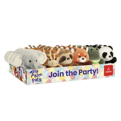 safari palm pals plush 13cm assorted