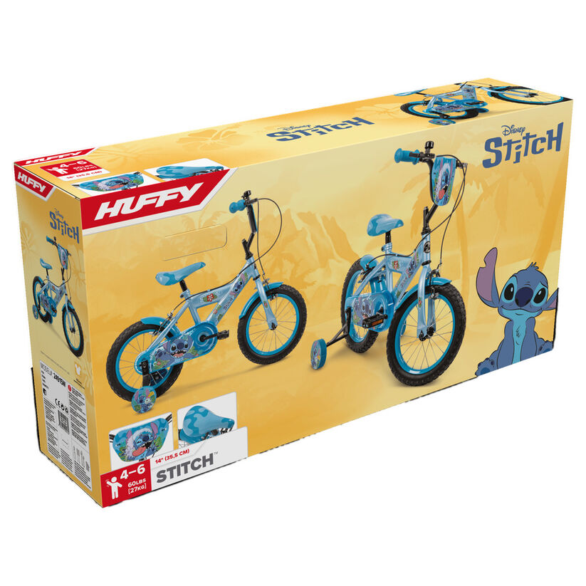 Bicicleta Disney Stitch de 14 polegadas