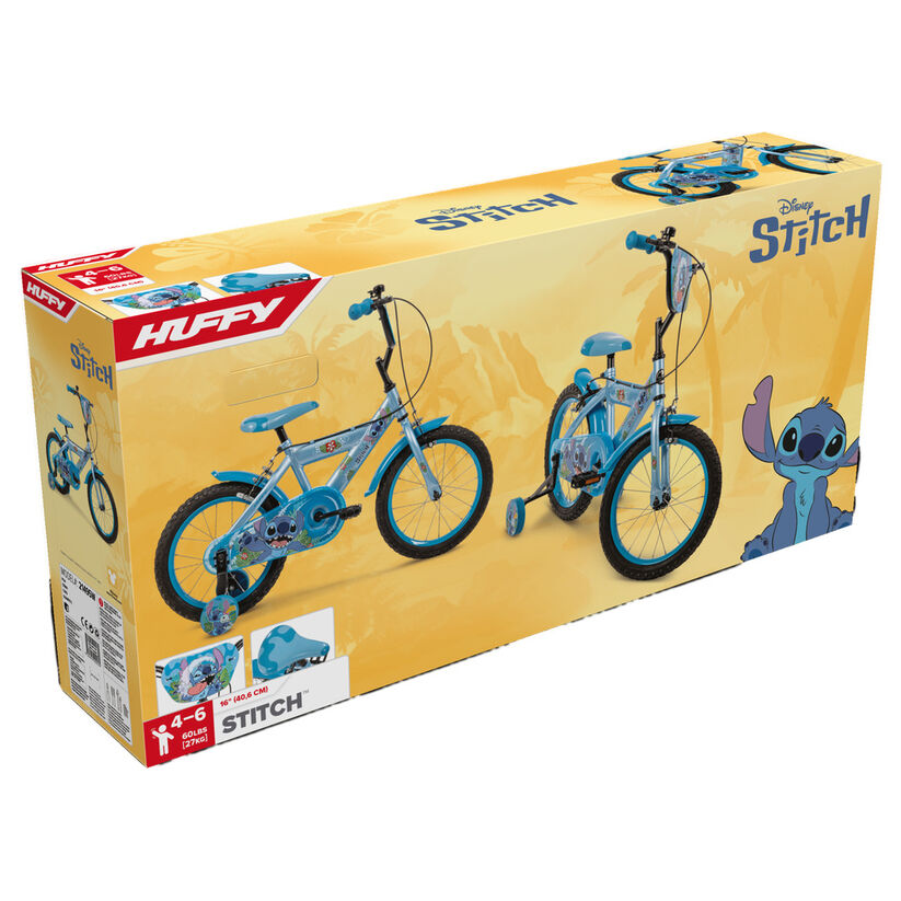 Bicicleta Disney Stitch de 16 polegadas