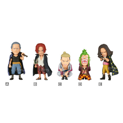 figure red hair pirates vs bartolomeo world collectable one piece 7cm assorted