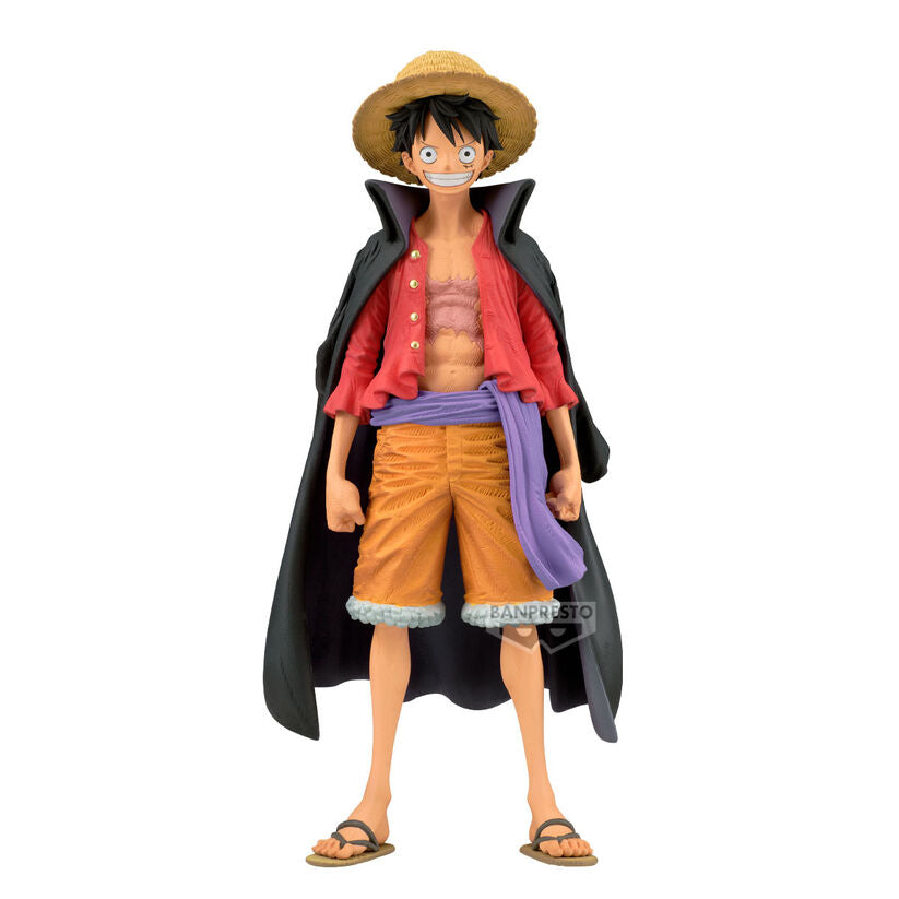 figure monkey d luffy the brush premium one piece 30cm