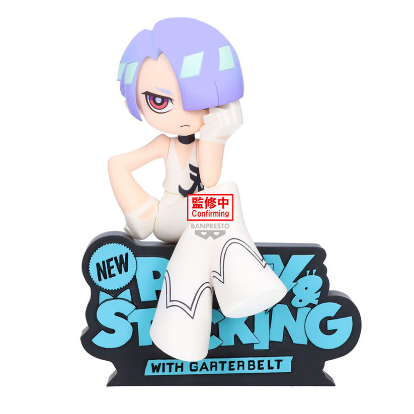 figure polyester new panty & stocking with garterbelt 12cm