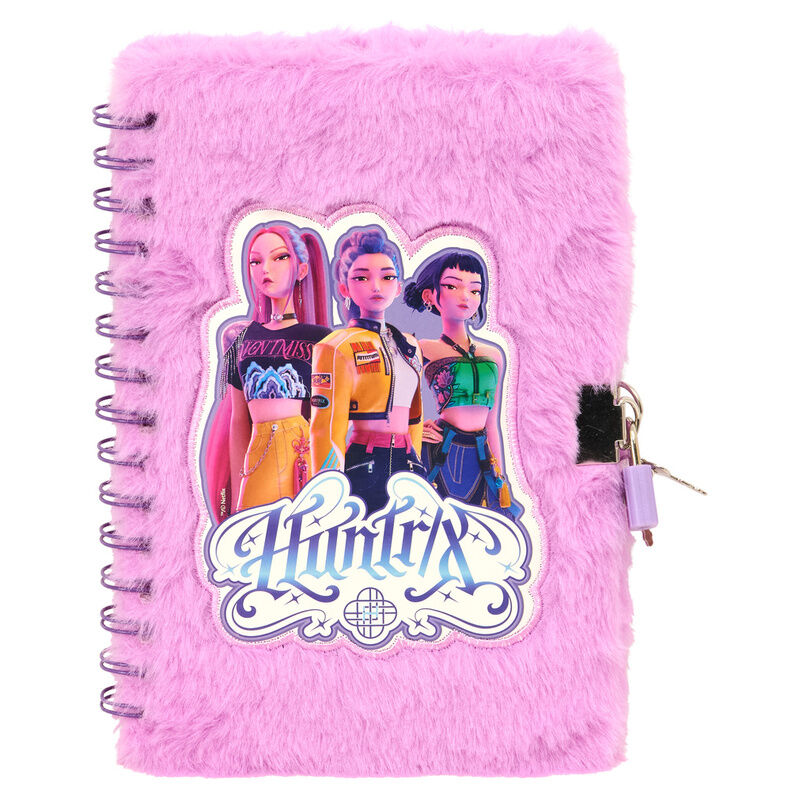 diary set  stationery lock pen kpop demon hunters