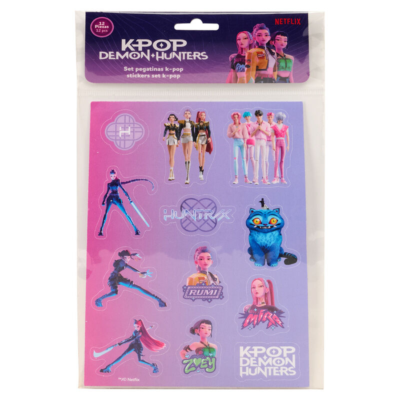 stationery set kpop demon hunters assorted stickers
