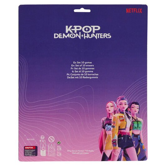 Conjunto de Borrachas Kpop Demon Hunters