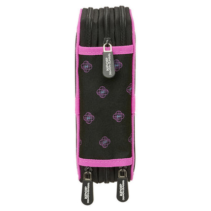 Estuche negro para lápices Kpop Demon Hunters triple 37 piezas