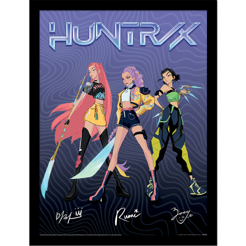 kpop huntrix signature demon hunters painting
