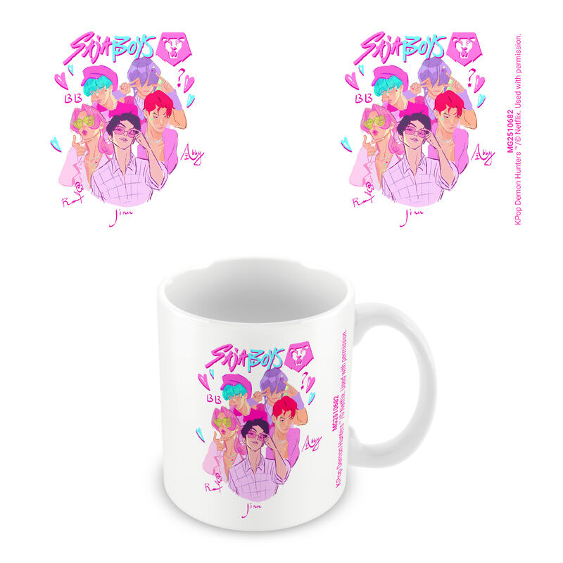 saja boys graphic kpop demon hunters mug 325ml