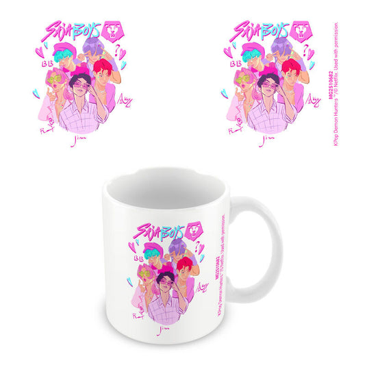 saja boys graphic kpop demon hunters mug 325ml