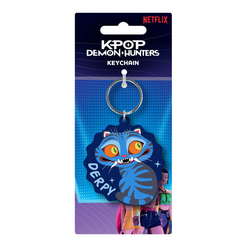 derpy kpop demon hunters pvc keychain