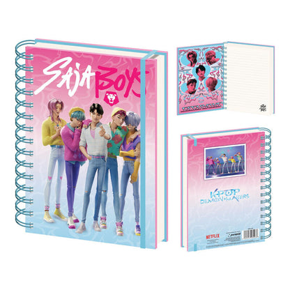 a5 notebook saja boys kpop demon hunters