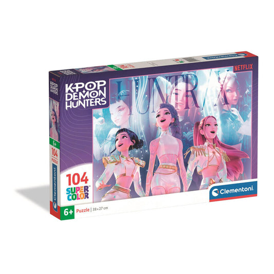 kpop demon hunters puzzle 104pcs