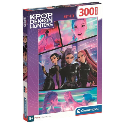Rompecabezas Super Kpop Demon Hunters de 300 piezas