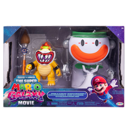 bowser jr clown capsule figure from super mario galaxy movie and super mario bros