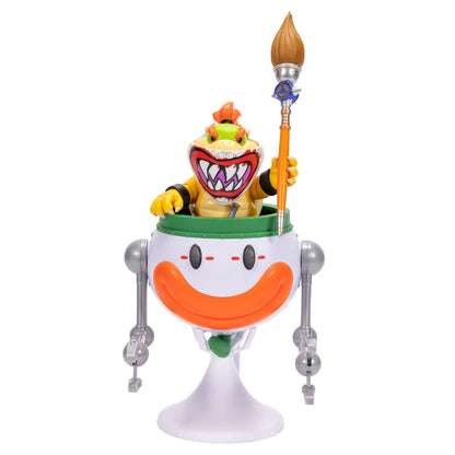 Figura em cápsula do Bowser Jr. o Palhaço dos filmes Super Mario Galaxy e Super Mario Bros.