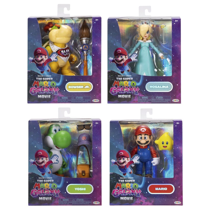 Super Mario Galaxy Movie Super Mario Bros figure 12.5cm assorted
