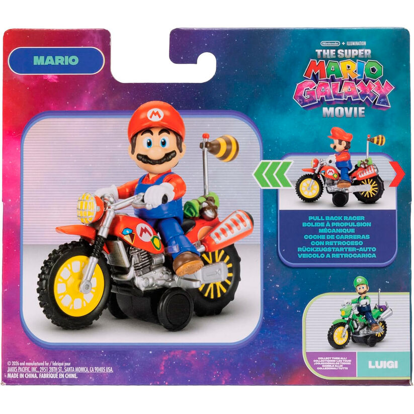 Figure + vehicle Super Mario Galaxy Movie Super Mario Bros