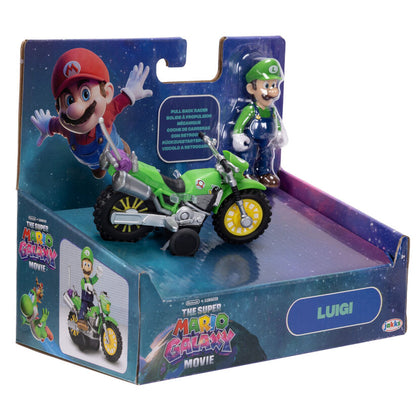 Figura de Mario y Luigi  Vehículo de la película Super Mario Galaxy  Surtido de Super Mario Bros.